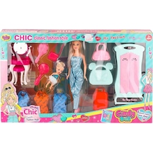 02259 Cindy Doll Dolaplı Bebek Oyun Seti -eco Lounge