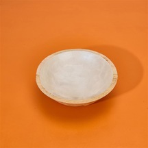 Excellentt Houseware Fildişi Servis Kasesi - Bej - 23x7 Cm Renkli