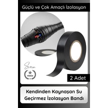 Eriyenbant 20mmx3m Su Geçirmez Eriyen Bant Kendinden Kaynaşan İzolasyon Bandı Suya Dayanıklı 2 Ad.