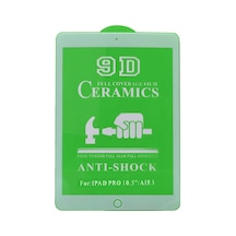 İpad Pro 10.5 7.nesil Uyumlu Zore Tablet Seramik Ekran Koruyucu-beyaz