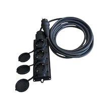 3'lü Grup Priz %100 Bakır, 3x2.5mm, Ip44, Ağır Akıma Uygun 60m