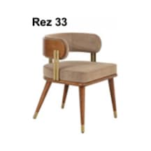 Rez 33 Modern Şık Ergonomik Dayanıklı Konforlu Ahşap Ayaklı Salon Yemek Sandalyesi Modeli Çok Renkli