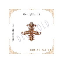 Decogold Saray Tavan Motif 13 13 Dgm-53 Patina