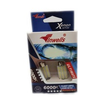 24 Ledli Sofit Ampul 6000 K Xenon Beyazı 11x39mm
