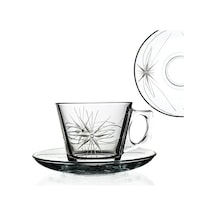 Decocia 6'lı Vela Fincan Set 12 Parça 195cc Mira Desenli