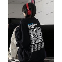 Y2k Yeni Sezon Ssweat Harajuka Kuromi Retro Kod 1131-trzksw3965 Siyah