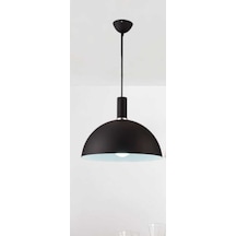 Dylight Retro Metal Siyah Rustik Kafe Mutfak Sarkıt Avize 40Cm
