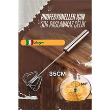 Dönerli Çırpıcı 304 Paslanmaz Çelik Yumurta Çırpıcı Çok Renkli