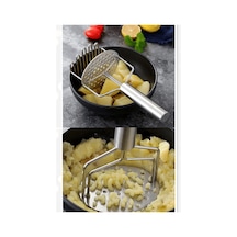 Çelik Patates Ezici - İki Başlı Yaylı Patates Ezeceği