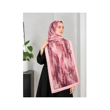 Ardün Hijab Desenli Bambu Kraş Şal Tok Duruşlu, Şık Ve Modern Kadın Şal Bordo - 938078175 Bordo
