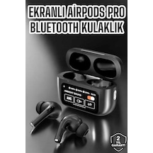 Yeni Nesil Bluetooth Kulaklık Ekranlı Yüksek Ses Kaliteli Uzun Şarj Süreli - Lisinya
