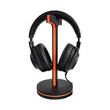 Gamer Kulaklık Standı, Dekoratif Neon Turuncu Kulaklık Tutucu 24cm