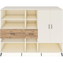 Kronos Dolap 10 Raflı 2 Çekmeceli 2 Kapaklı 220x59x163 Aytaşı-ayt Aytaşı-aytaşı/çam
