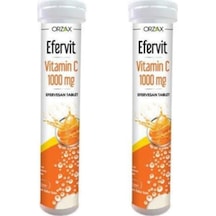 Orzax Efervit Vitamin C 1000 MG 20 Tablet 2 Adet