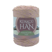 Kürkçü Han Makrome Mix 200gr 120m El Örgü İpi Lila-pembe Çok Renkli
