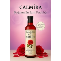 Calmira Gül Sirkesi 500ml Doğal Fermantasyon Natural Fermentation Rose Vinegar
