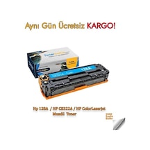 Hp 128A / Hp Ce321A / Hp Colorlaserjet Ce875A Mavi Uyumlu Toner