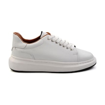 Bambi Bej Leather Erkek Sneaker E01401098040 Bej