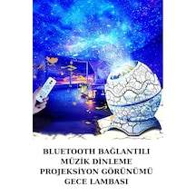 Dinozor - 732 - Yumurtası Gece Masa Lambası Bluetooth Hoparlör 14 - Flzdgnkr - Renk Seçeneği