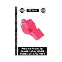 Premium Giyim Stil Günlük Safety Düdük Pembe-ipli 9703-0408