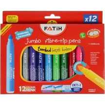 Fatih 12 Renk Jumbo Tombul Keçeli Kalem