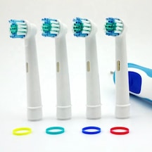 Oral-B Şarjlı ve Pilli Diş Fırçaları ile Uyumlu 4 Adet Yedek Başlık