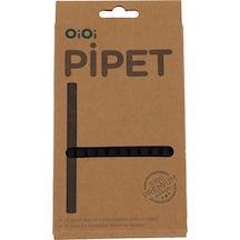 Silikon Pipet 10'lu Bitter Black 1 Adet Çok Renkli