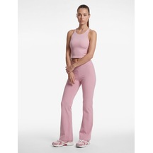 Koton Yüksek Bel Slim Fit İspanyol Paça Spor Tayt Pembe 6sak40200nk Gül