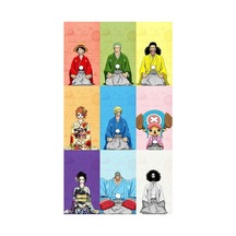 Anime- One Piece - 3 No Desenli 9 Lu Fotokart Seti