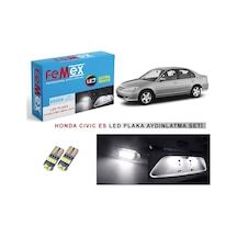 Honda Civic Es Led Plaka Aydınlatma Ampul Seti Femex Parlak Beyaz