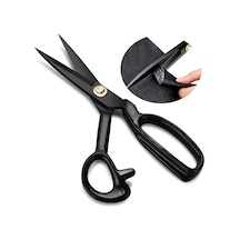 Promosyonca Profesyonel Terzi Makası, Yüksek Karbonlu Çelik, 20 Cm, Ayarlanabilir Eklem Somunu, Ergonomik Saplı, Kumaş Kesimi İçin