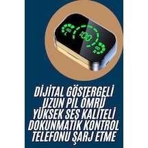 2025 - 765 - Model Bluetooth Kulaklık Telefon Şarj Edebilen Çağrı Cevaplama - Shophnrl - Dijital Göstergeli