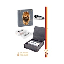 Galatasaray Fashion Ayarlanabilir Bileklik Ahşap Kutulu 001