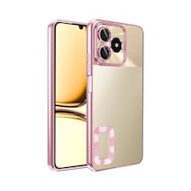 Realme C53 Kılıf Kamera Korumalı Logo Gösteren Klfs Omega Kapak - Rose Gold Rose Gold