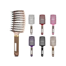 Saç Fırçası Saç Derisi Masaj Tarak Saç Fırçası Kıl Naylon Kadın Islak Kıvırcık Detangle Saç Fırçası Salon Kuaförlük Şekillendirici Araçları İçin