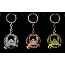 Metal Sultanahmet Anahtarlık Yuvarlak
