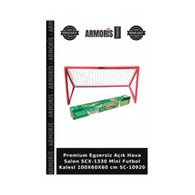 Premium Egzersiz Açık Hava Salon Scx-1330 Mini Futbol Kalesi 100x60x60 Cm Sc-10920 Çok Renkli