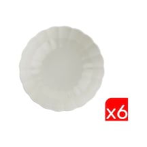 Kütahya Porselen Bone Luz Krem Çorba Kasesi 15cm 6 Lı Çok Renkli