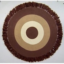 Jüt Halı El Yapımı Daire Model:221
