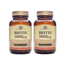 Solgar Biotin 5000 Mcg 50 Kapsül 2 Adet