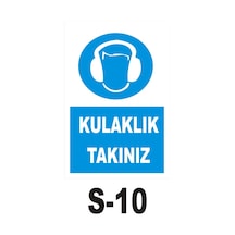 Iş Güvenliği Pvc Dekota Uyarı - Ikaz Levhası Baret Takınız (44823351)