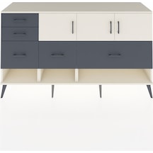 Kronos Konsol 3 Raflı 5 Çekmeceli 3 Kapaklı 176x59x99 Aytaşı-ayta Aytaşı-aytaşı/antrasit