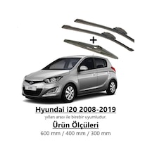 Hyundai İ20 Ön ve Arka Muz Silecek Takımı 2008-2019