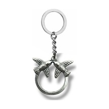 Twin Flight Double Bird Figürlü Unisex Metal Anahtarlık