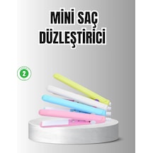 Taşınabilir Seramik Kaplama Mini Saç Düzleştirici - Seyahat Ve Günlük Kullanım İçin İdeal