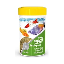 100ml Tropical Spirulina Ve Sarımsak Granül, Balık Yemi