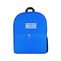 Muse Logo Mavi Sırt Çantası