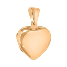 Kuyumcudukkani Zincirli Kalp Şekilli"anı Resimlik"madalyon Kolye-37335-r Rose Gold
