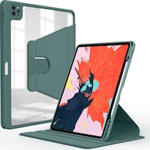 Apple Uyumlu iPad Pro 12.9 5. Nesil 6. Nesil Kılıf Dönebilen Kalem Bölmeli Standlı 2021 - 2022 Nayn