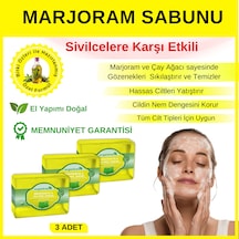 Organicsun Marjoram Oil & Tea Tree Sabunu 3 x 140 G